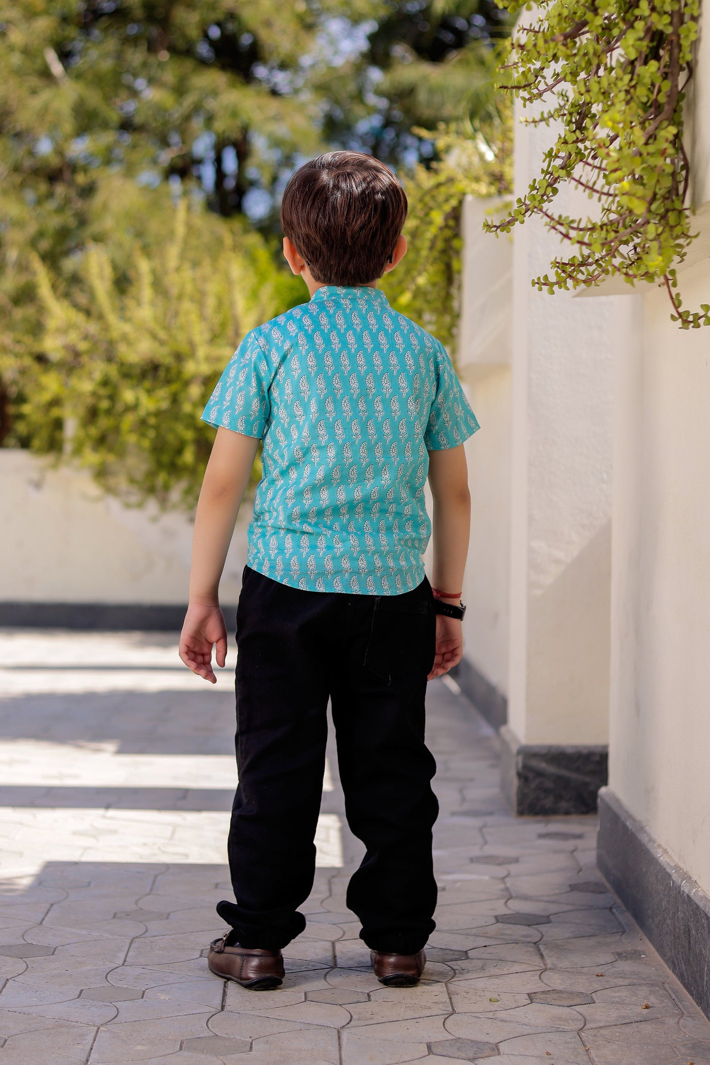 Blue Paisley Breeze Shirt