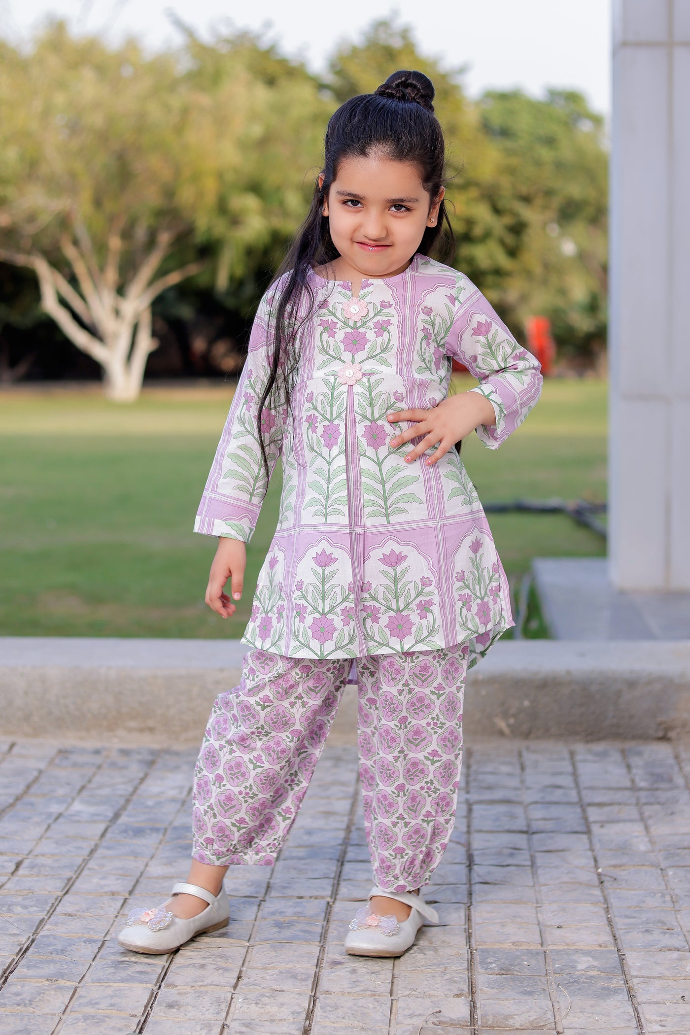 Lavender Dreams Co-Ord – Floral Whirl