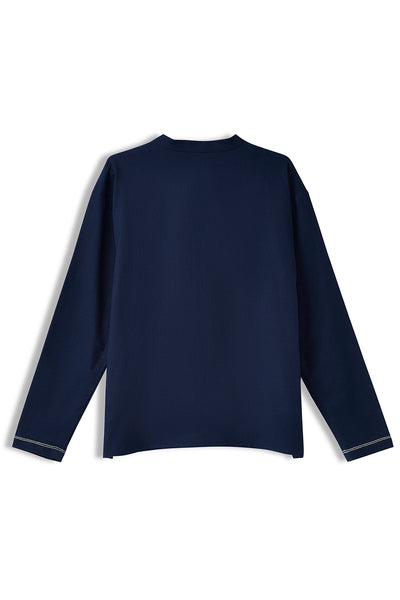 Shirt Bisa â€“ Indigoâ€™s Wildflower Burst