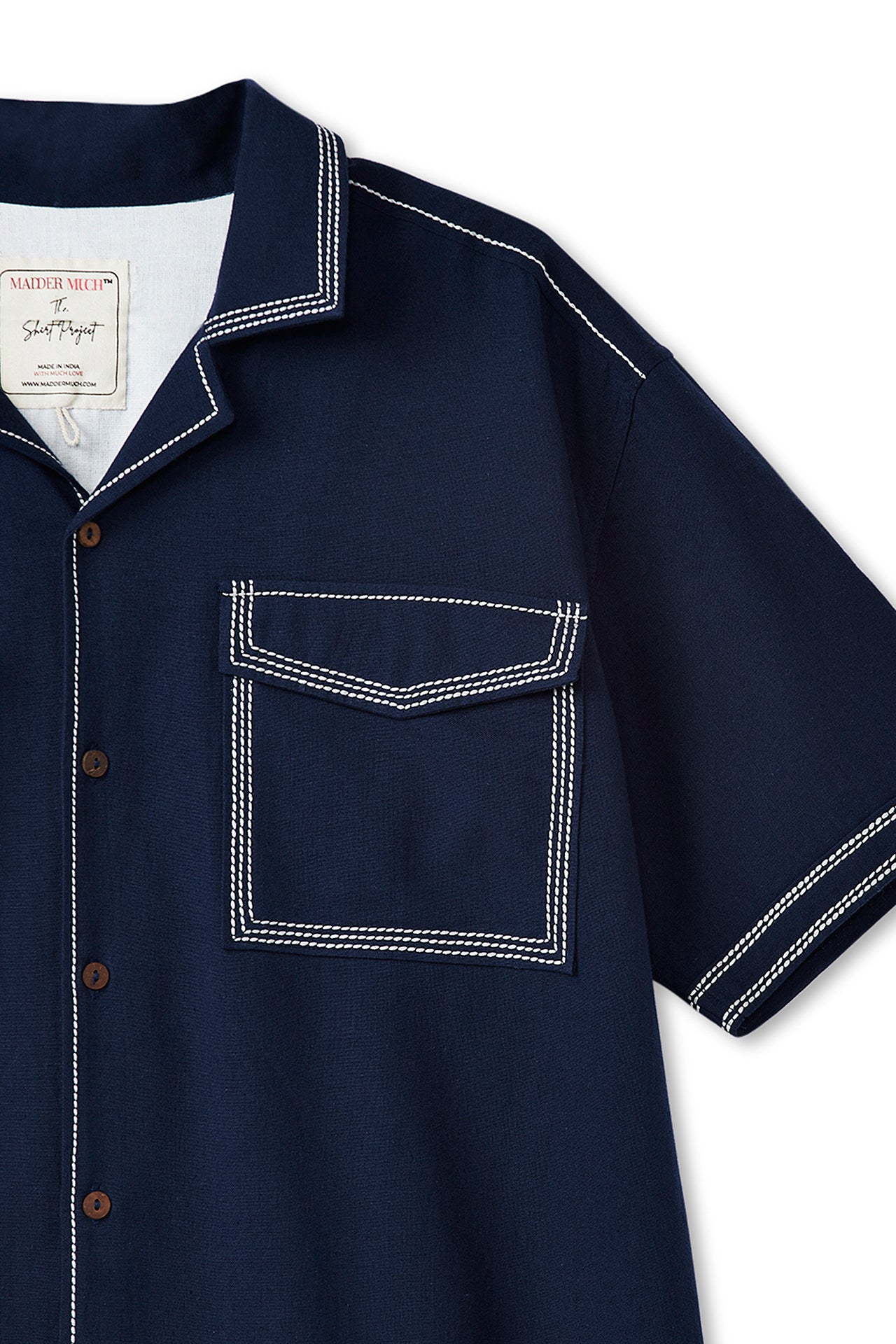 Shirt Manil â€“ Indigo, Hold the Drama