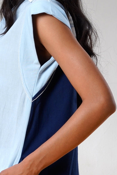 Savai – Ice & Ink Midi Dress