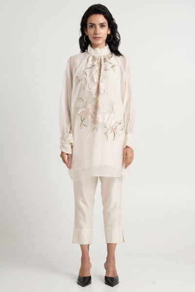 Alba - Ivory Beach Tunic Set
