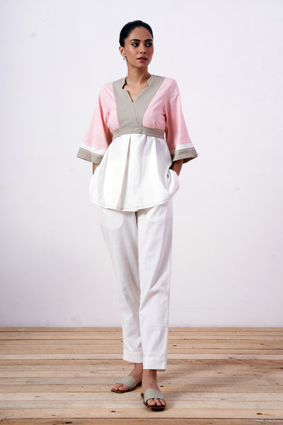 Ami - Retro Tie-Back Top + Pant Set
