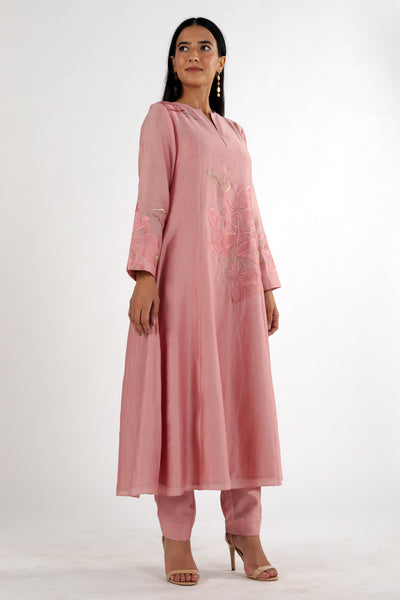IRA - Panelled A-Line Kurta Set